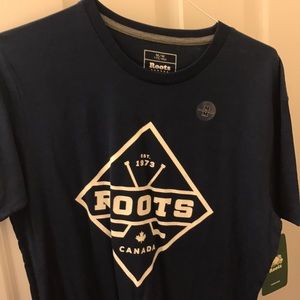 Roots blue tshirt